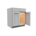 30-Inch, Luxor, Misty Grey, Sink Base Cabinet