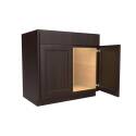 36-Inch, Luxor, Espresso, Sink Base Cabinet