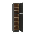 Luxor Smoky Grey Utility Cabinet, 18" W x 84" H