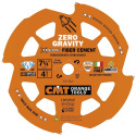 7-1/4-Inch 4T Zero Gravity Fiber Cement Circular Saw Blade 10-Pack