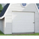 4-Foot X 7-Foot White Steel Roll Up Garage Door