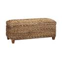 42 x 19-Inch Laughton Amber Hand-Woven Storage Bench