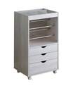 White Oak 3-Drawer Storage Cabinet