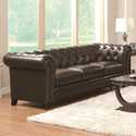 Roy Traditional Button-Tufted Sofa