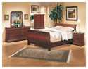 Queen Louis Philippe Style Sleigh Bed