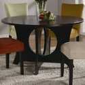Castana Round Dining Table With Crossing Pedestal Base