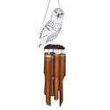 Snowy Owl Bamboo Wind Chime