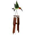 Glossy Hummingbird Bamboo Wind Chime