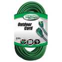 80-Foot 10-Amp Green Landscape Outdoor Extension Cord