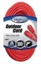 100-Foot 15-Amp Red Outdoor Extension Cord