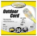 50-Foot Yellow Outdoor Extension Cord