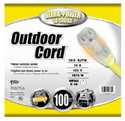 100-Foot Yellow Outdoor Extension Cord