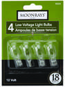 18-Watt Low Voltage Light Bulbs, 4-Pack