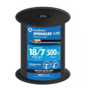 500 -Feet Black 18/7 Solid UL Burial Sprinkler System Wire