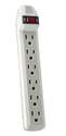 6-Outlet Metal Power Strip With 10-Foot Cord