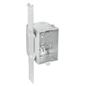 3 X 2-Inch 2-1/2-Inch Deep Switch Box With Clamps For Flexible Metal Conduits And A Flat Vertical Bracket