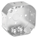 3-1/2-Inch 1-1/2-Inch Deep Octagon Box With Fixture Ears