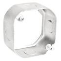 4-Inch X 1-1/2-Inch Deep Drawn Octagon Extension Ring With Conduit Knockouts And Fixture Ears