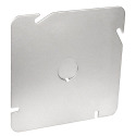 4-11/16 X 1/2-Inch Raised Square Industrial Surface Cover With 1/2-Inch Knockout