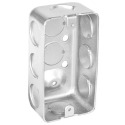 4 X 2 X 1-1/2-Inch Drawn Handy Box With Conduit Knockouts
