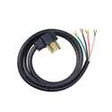 6-Foot Black Replacement Dryer Cord