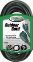 40-Foot 13-Amp Green Landscape Outdoor Extension Cord