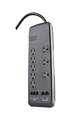 8-Outlet 6-Foot Cord Surge Protector Strip