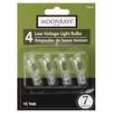 7-Watt Clear Low Voltage Light Bulbs 4-Pack