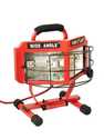500-Watt Red Wide Angle 160-Degree Halogen Work Light With Weatherproof Switches