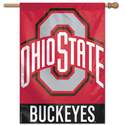 28x40-Inch Ohio State Buckeyes Official Logo Vertical Flag