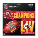 11 x 11-Inch Kansas City Chiefs Super Bowl Champions Magnet