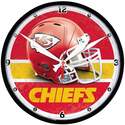 Kansas City Chiefs Round Clock