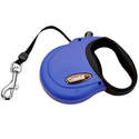 16-Foot Blue Power Walker Retractable Dog Leash, Small