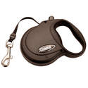 16-Foot Black Power Walker Retractable Dog Leash, Medium
