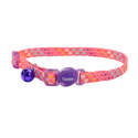 3/8 x 8-12-Inch Safety Cat Multi-Colored Hearts Cat Collar