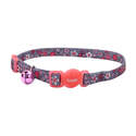 3/8 x 8-12-Inch Safety Cat Pink Cherry Blossoms Cat Collar