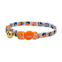 3/8 x 8-12-Inch Safety Cat Blue Sushi Cat Collar