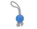 ProFit 13-Inch Blue Lagoon Foam Rope Ball Dog Toy