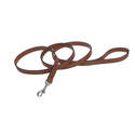 5/8-Inch X 4-Foot Circle T Tan Oak Tanned Leather Dog Leash
