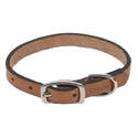 5/8 x 14-Inch Circle T Tan Oak-Tanned Leather Town Dog Collar