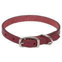 5/8 x 16-Inch Circle T Red Oak Tanned Leather Town Dog Collar