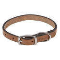 5/8 x 16-Inch Circle T Tan Oak Tanned Leather Town Dog Collar