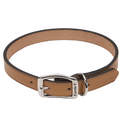 3/4 x 18-Inch Circle T Tan Oak-Tanned Leather Town Dog Collar
