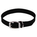 1 x 22-Inch Circle T Black Oak Tanned Leather Town Dog Collar