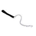 4mm X 2-Foot Black Titan Chain Dog Leash With Nylon Handle