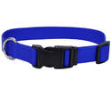 1 x 14-20-Inch Blue Adjustable Dog Collar With Plastic Buckle