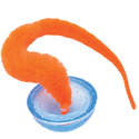8-Inch Orange Turbo Tail Cat Toy