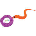 11-Inch Ameba-Bug Orange Turbo Tail Cat Toy