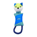 Rascals 14-Inch Fox With Rope Dog Toy