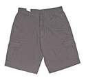 Grey Relaxed Fit Men's Cargo Short, 40 in W